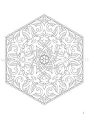 Arabic Floral Patterns Coloring Book