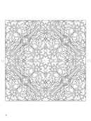 Arabic Floral Patterns Coloring Book