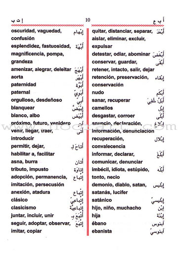 School Dictionary: Spanish-Arabic - Diccionario Escolar: Español - Árabe  القاموس المدرسي: Team of Authors: 995319128x: Book: Noorart