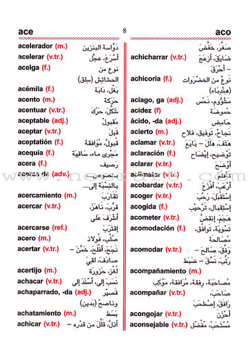 School Dictionary: Spanish-Arabic - Diccionario Escolar: Español - Árabe  القاموس المدرسي: Team of Authors: 995319128x: Book: Noorart