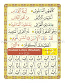 Noorani Qa'idah: Master Reading the Qur'an (Arabic & English, Regular Size: 8.5" x 11") القواعد النورانية