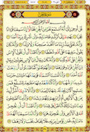 The Last Three Parts of the Glorious Qur'an (Color-Coded Tajweed Rules)